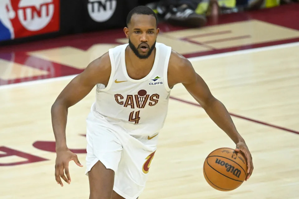 Cleveland Cavaliers forward Evan Mobley (4)© David Richard-Imagn Images