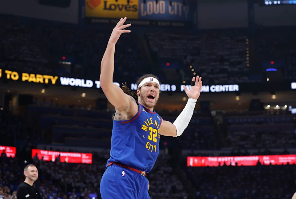 Denver Nuggets forward Aaron Gordon (32)Mandatory Credit: Alonzo Adams-Imagn Images