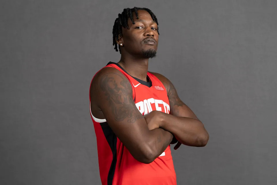 Houston Rockets forward Dorian Finney-Smith (2)Troy Taormina-Imagn Images