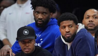 76ers' contention hopes blurred by aging, injured Embiid-George duo
