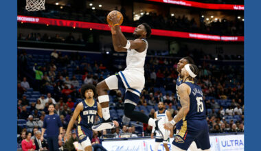 Anthony Edwards' late layup forces OT, as Timberwolves edge Pelicans 149-142