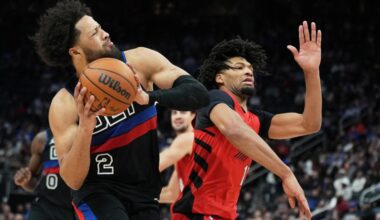 Cade Cunningham has 29 points and 9 assists in Pistons' 122-116 win over Trail Blazers