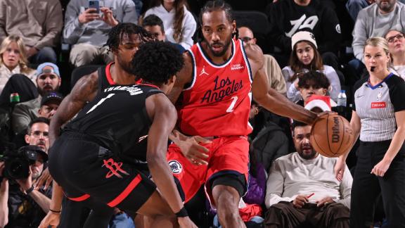 Leonard's 41-point game powers Clippers to a 128-108 victory win over the Rockets