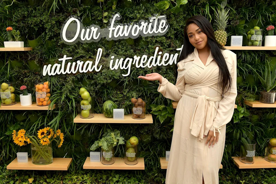 Jordyn Woods at the St. Ives Mixing Bar in Flatiron.