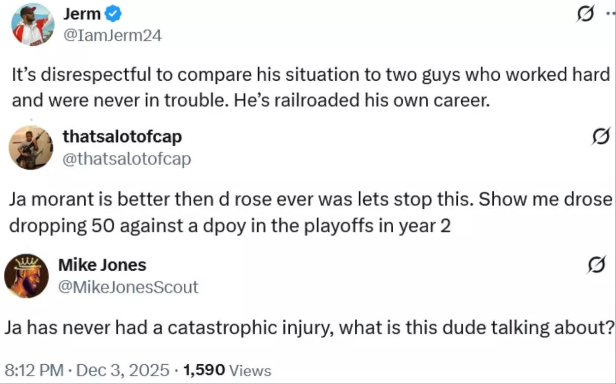 Fans reacted as Ja Morant is now facing issues