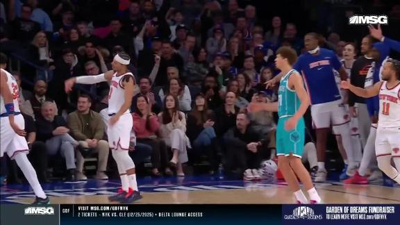 Towns, Brunson carry the Knicks to a 119-104 victory over the Hornets