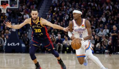 Shai Gilgeous-Alexander is up next for shorthanded Warriors