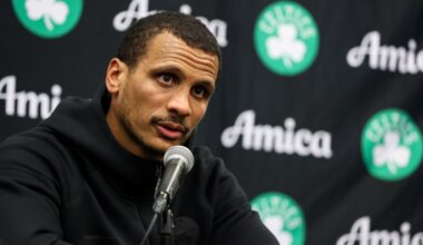 Celtics coach Joe Mazzulla uses NFL lingo to avoid NBA fine after loss to Timberwolves