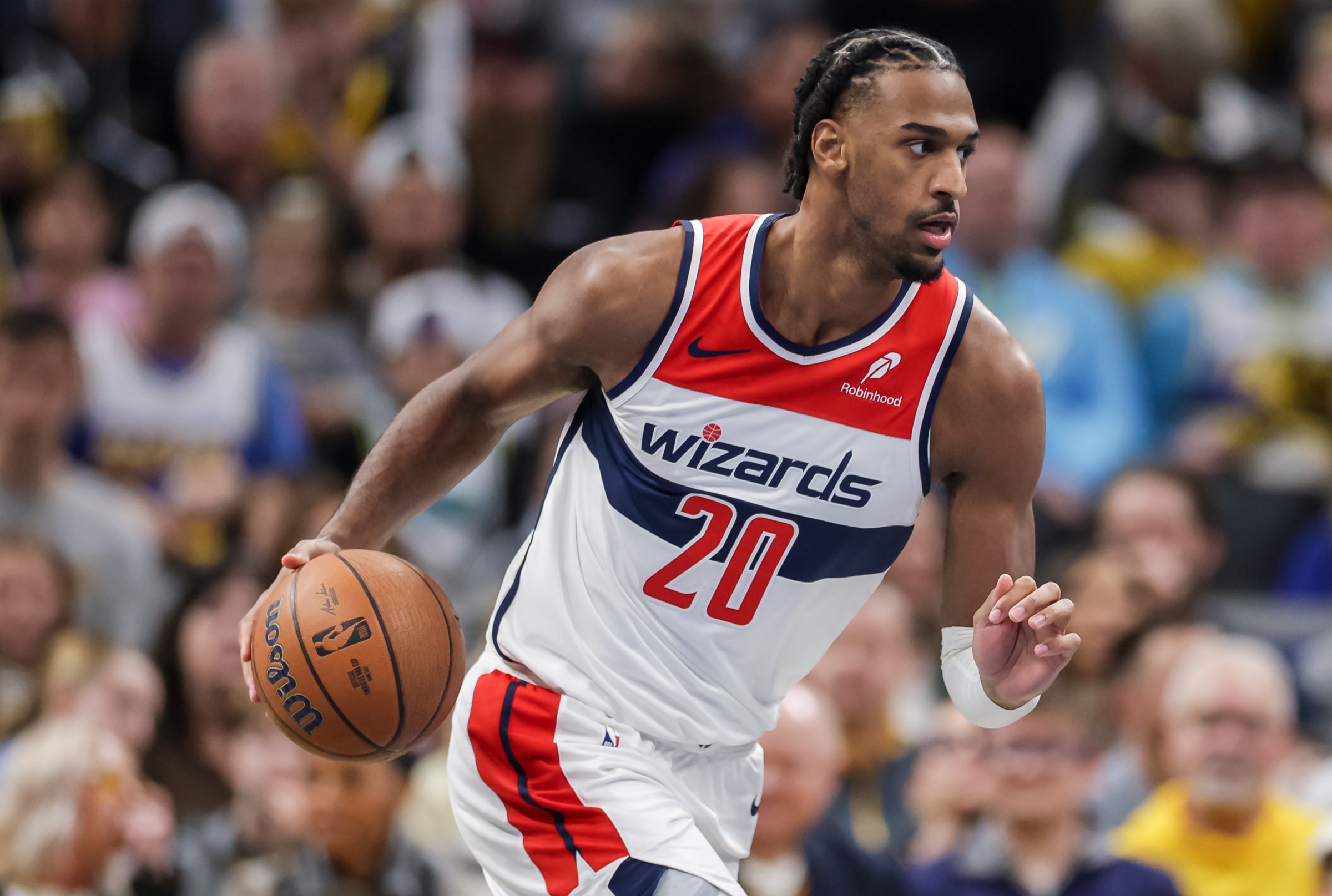 Second year big man Alex Sarr is the Wizards’ biggest bright spot this season.