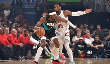 Blazers Surprise Cavaliers with Doughty Win