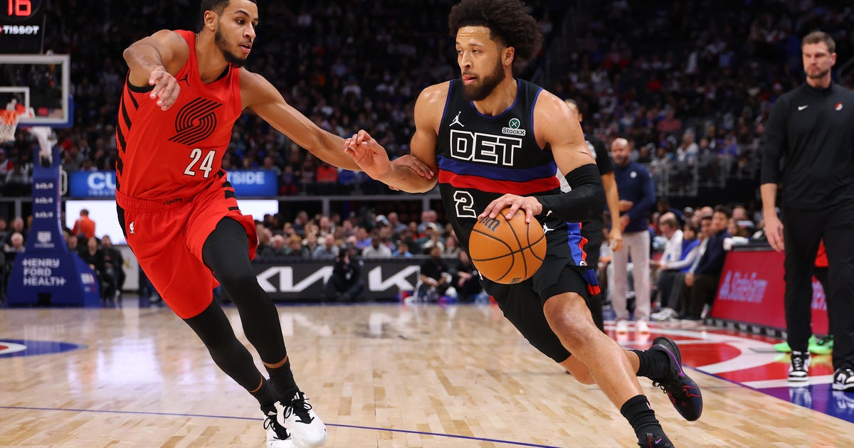 Cade Cunningham scores 29 points in Detroit Pistons' 122-116 win over Portland Trail Blazers