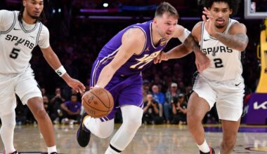 Luka Dončić encouraged by Lakers’ small ball lineup play against Spurs