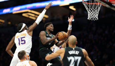 Minnesota Timberwolves' 5-game win streak snapped by Phoenix Suns with 108-105 loss