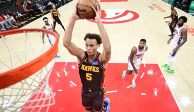 Hawks rely on fast start and balanced effort to edge 76ers