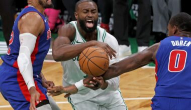 Celtics relished the “fun” of a physically-taxing Pistons battle: “I’m all for it.”