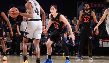 Tyler Kolek excelled during the NBA Cup for the Knicks