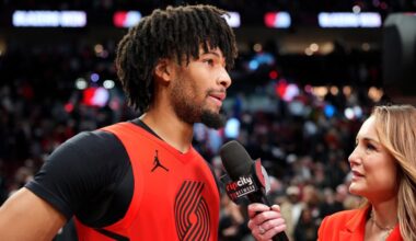 Sharpe Finally Leading the Way for the Blazers