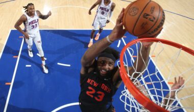 76ers 116, Knicks 107: Mitch makes free throws, but Knicks too tired