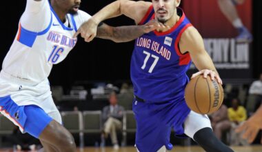 Ben Saraf explodes for 40 in G League Showcase, earning recall to Brooklyn