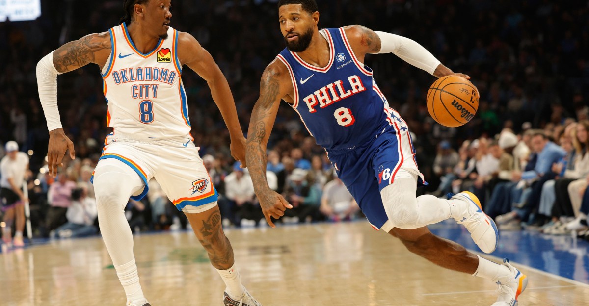 Sixers hang tough early in OKC, but reigning champs dominate second half