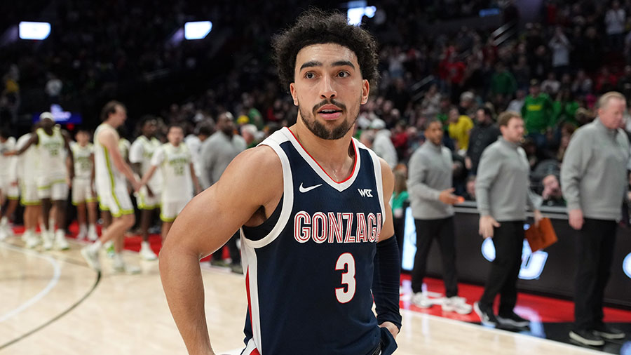 Gonzaga Bulldogs top 25 AP poll rankings Braeden Smith...