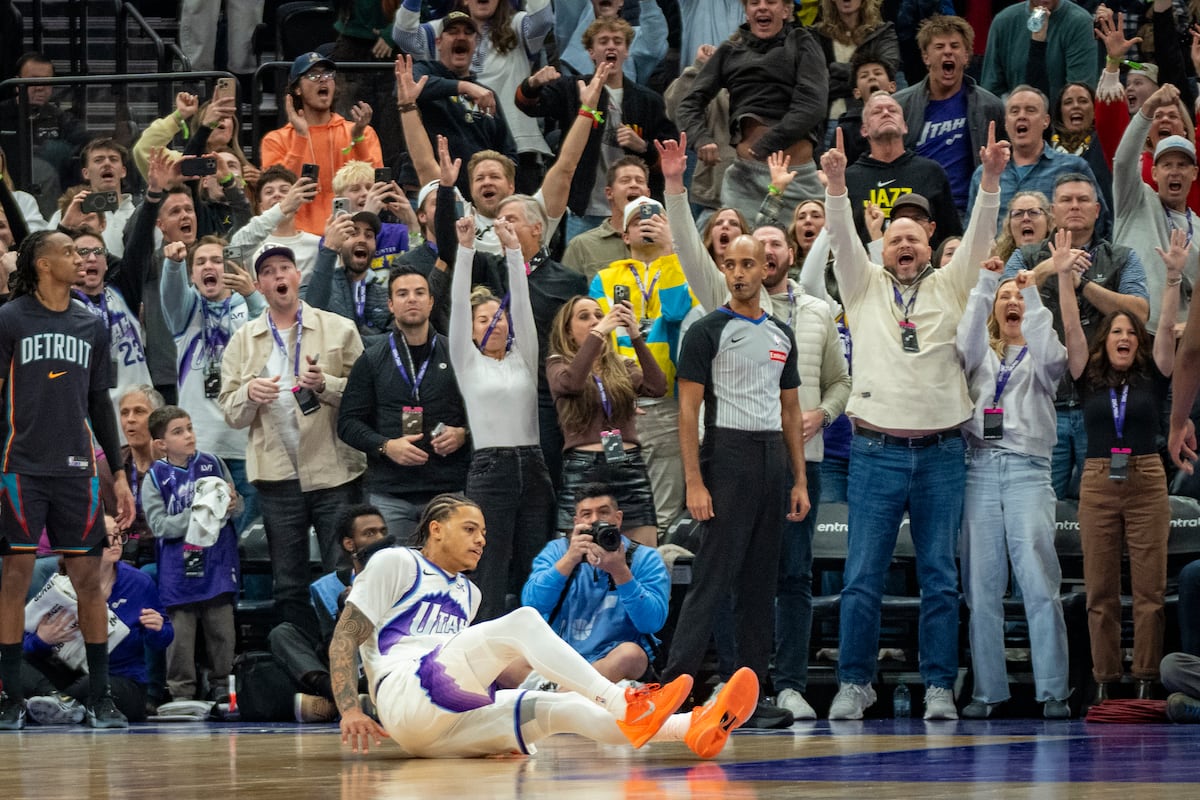Utah Jazz beat Detroit Pistons on Keyonte George's game-winning shot at Delta Center