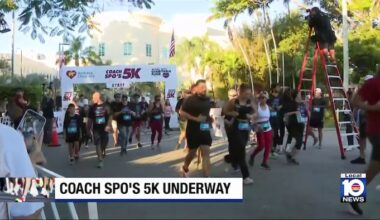 Second annual Coach Spo’s 5K held in Coral Gables draws out families, Miami Heat players and legends