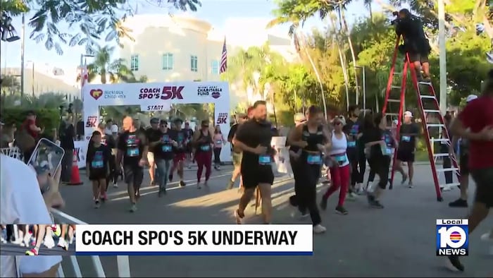 Second annual Coach Spo’s 5K held in Coral Gables draws out families, Miami Heat players and legends