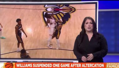 Mark Williams suspended one game after fight in Pelicans game