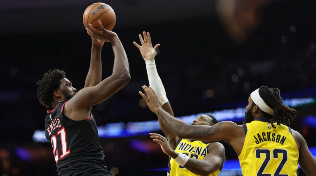 Pacers fade on final run in loss to Sixers in Philly