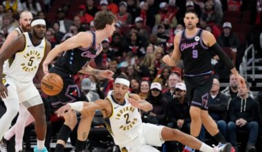 Pacers provide bright spot for hoops in Indy by beating Bulls for first road win