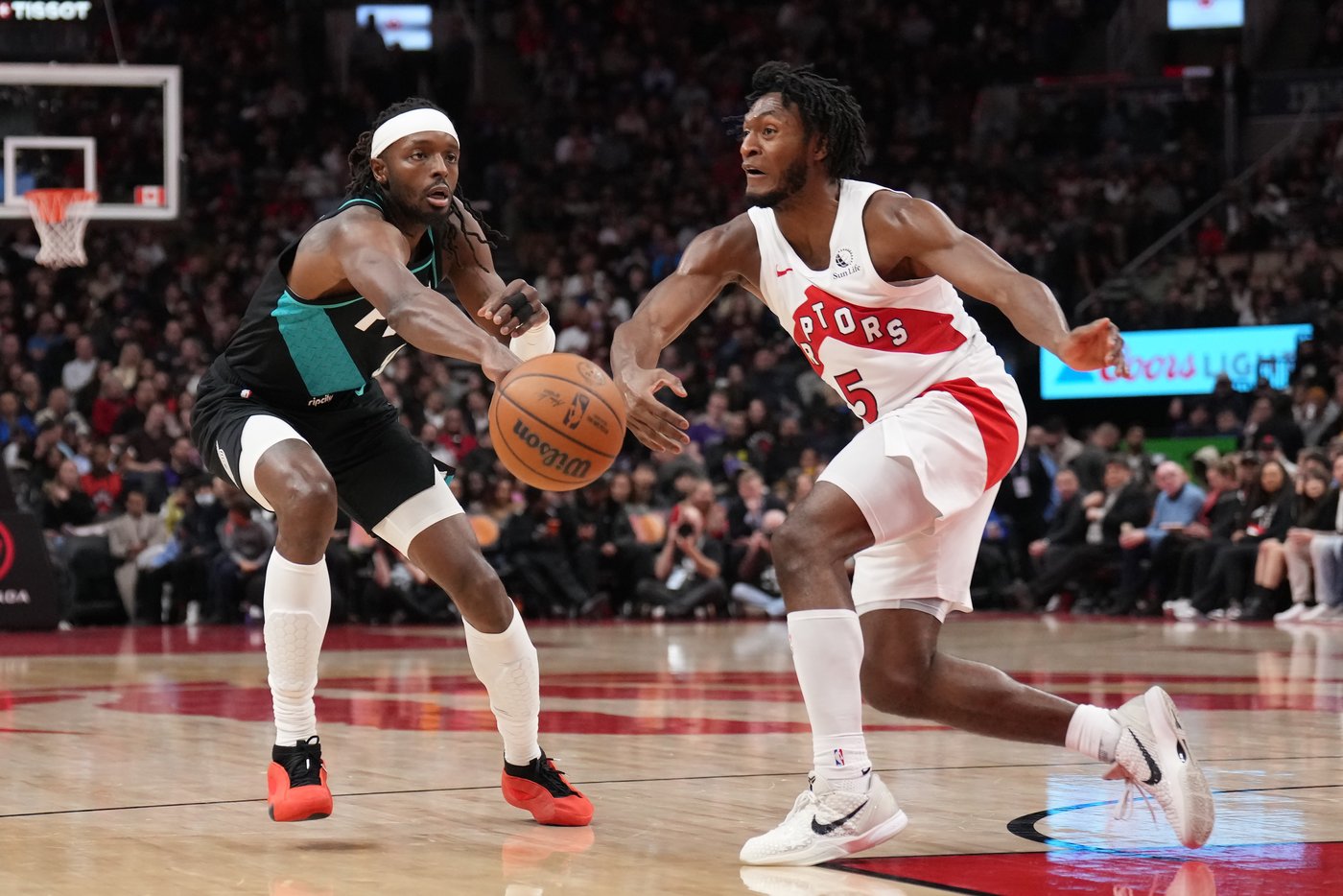 Scottie Barnes’s 28 points leads Raptors past Blazers 121-118