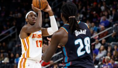 Hawks fall to late Pistons in loss to Detroit