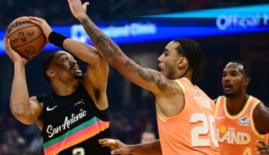 Jaylon Tyson’s 16-point third quarter leads Cavs past Spurs 130-117