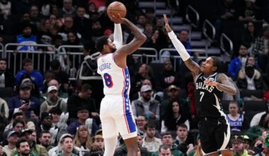 Paul George comes through as Sixers hang on to beat Bucks, win third straight