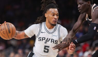 Spurs dominate depleted Hawks for (technically) their fifth straight win