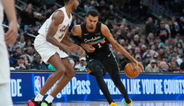 Highlights: Victor Wembanyama drops 26 and 14 versus Cavs