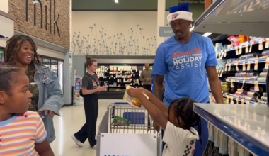 Oklahoma City Thunder's Jalen Williams helps local family with holiday shopping