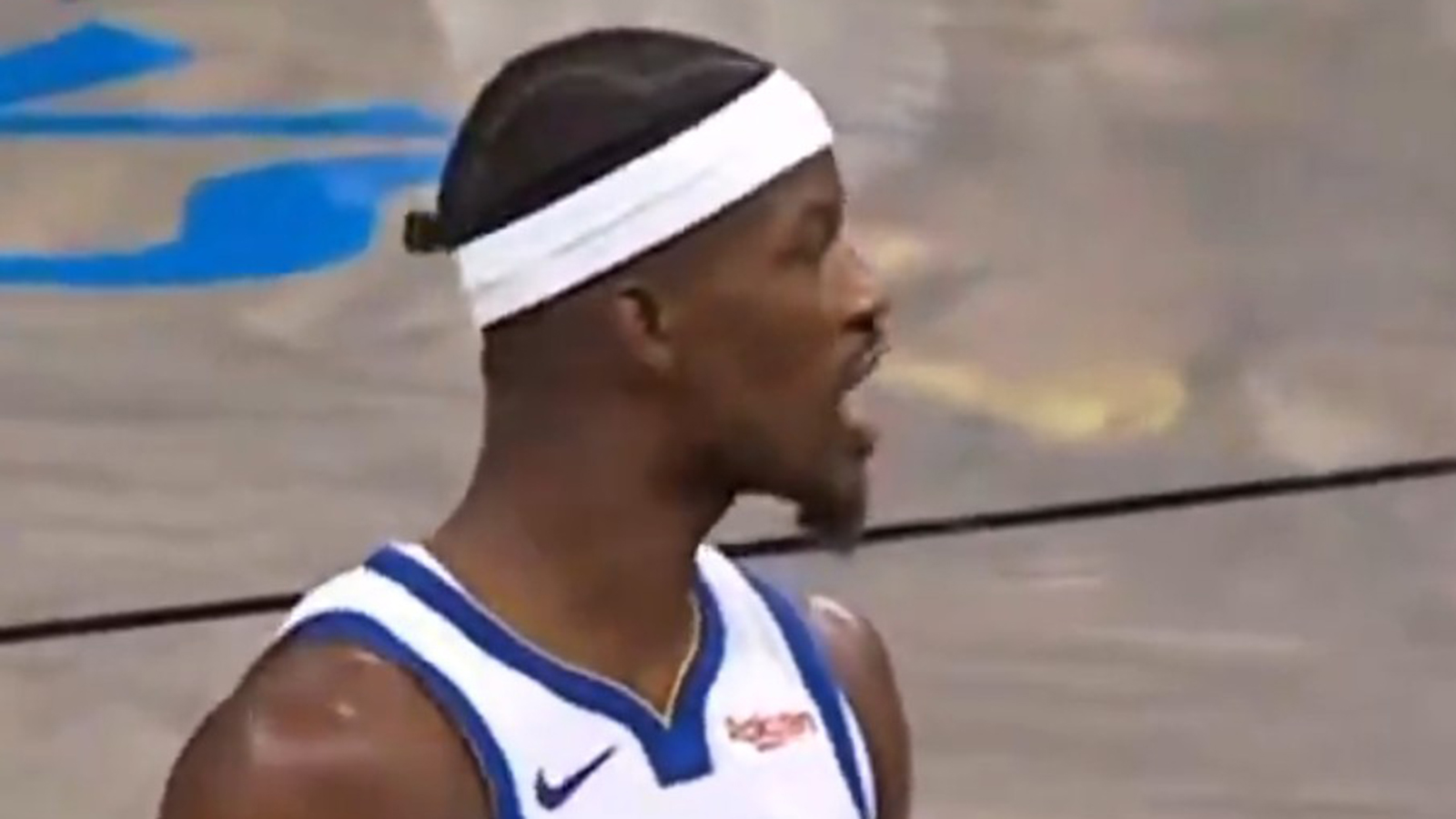 Jimmy Butler shouting