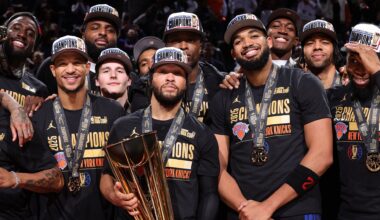 Knicks rally past Spurs to claim 2025 Emirates NBA Cup