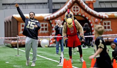 Saints, Pelicans host 2025 Holiday Huddle for Kids & Crib Club families