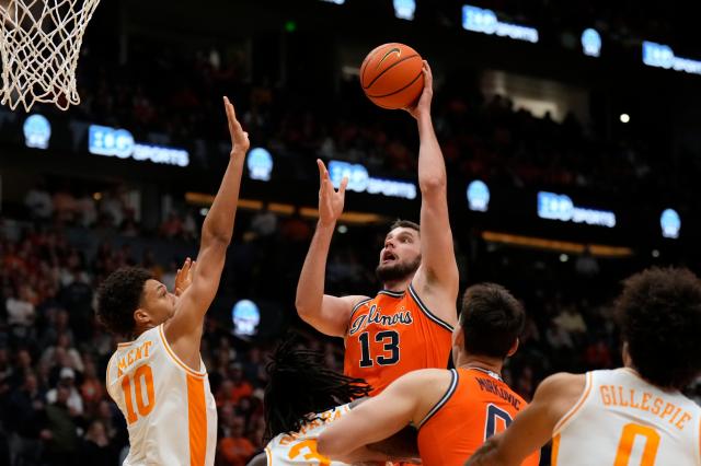 No. 14 Illinois beats No. 13 Tennessee 75-62 in Music City Madness :: WRALSportsFan.com
