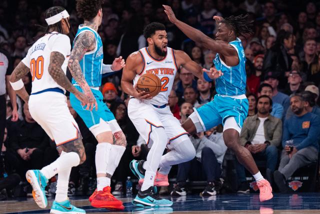 Towns, Brunson carry the Knicks to a 119-104 victory over the Hornets :: WRALSportsFan.com