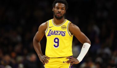 NBA Fans React To Bronny James' Performance In Lakers-Suns Game