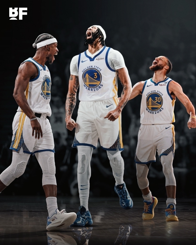 Big rocking Golden State Warriors. Can they turn a blind eye to a certain power-enhancing card called "The Seagull" Anthony Davis. Photo = Basketball Rush SNS