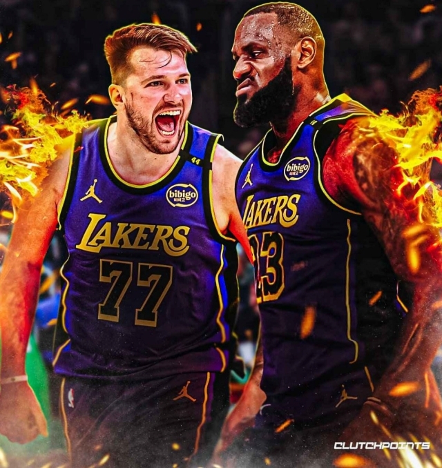 Doncic and James, maybe winning this season could be the last. Photo = Clutch Point SNS