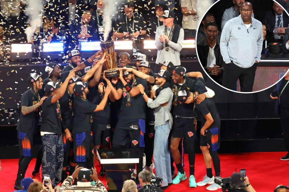 Knicks' surprising NBA Cup banner call was 'organizational decision'