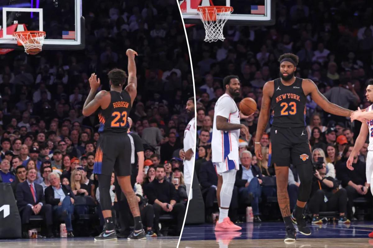 Knicks' Mitchell Robinson takes big step in career night at foul line
