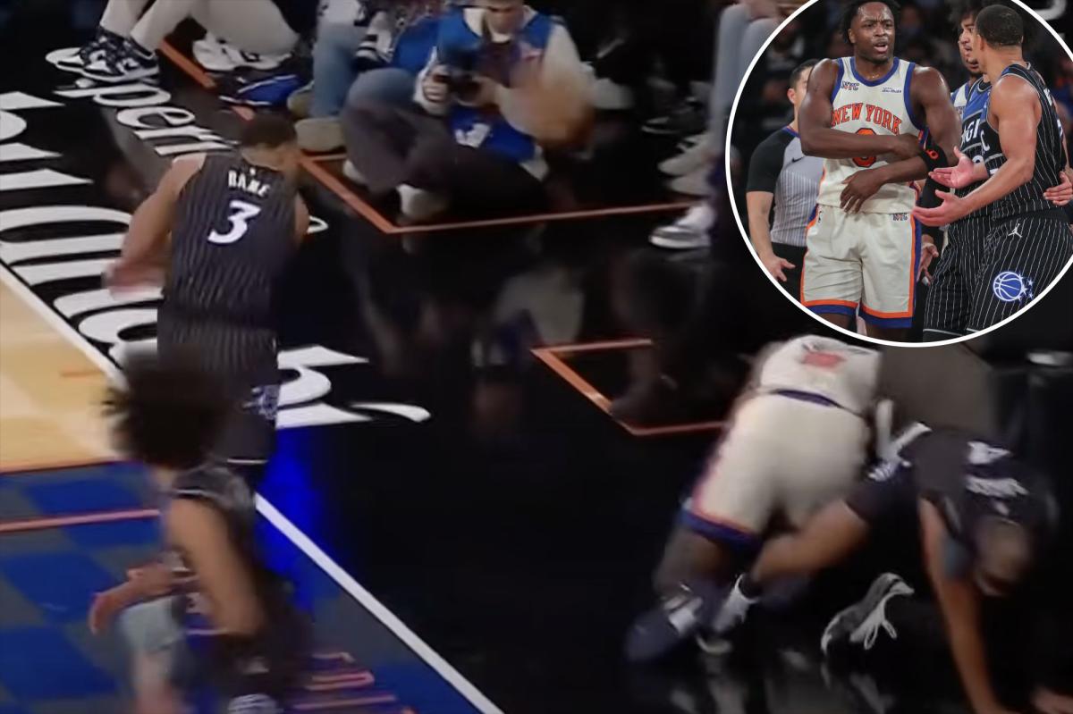 Magic's Desmond Bane launches ball at Knicks' OG Anunoby in 'hostile' moment