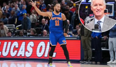 Jalen Brunson brought out a rare double 'bang' from Mike Breen